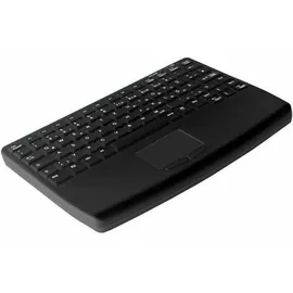 Active Key desinfizierbare Hygiene-Tastatur mit Touchpad, vollversiegelt, Schwarz