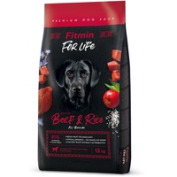 Fitmin Dog For Life Beef & Rice 12kg + Koema BILLIGER