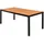 vidaXL Gartentisch 185 x 90 x 74 cm Braun