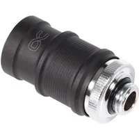 Alphacool ES Schnellverschluss BLH1A PushIn Female AG, chrom/schwarz matt