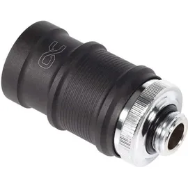 Alphacool ES Schnellverschluss BLH1A PushIn Female AG, chrom/schwarz matt