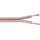 goobay Lautsprecherkabel transparent CCA - Boxenkabel Litzenkabel Subwoofer Kabel / 50m