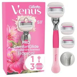 Gillette Comfortglide Tropical + 3 Klingen