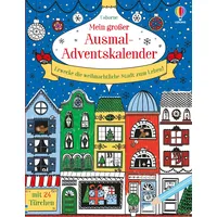 Usborne Verlag Mein großer Ausmal-Adventskalender