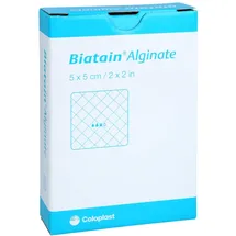 1001 Artikel Medical BIATAIN Alginate Kompressen 5x5 cm 10 St