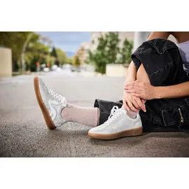 Rieker Plateausneaker Damen Silberfarben/Weiß 41
