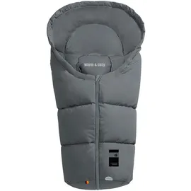 Odenwälder Fußsäckchen Babyfußsack Baby Fußsack Winterfußsack Milo (Grey)