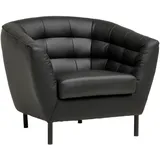 Mid.you Cocktailsessel, Schwarz, Textil, 94x78x84.5 cm, Wohnzimmer, Sessel, Polstersessel