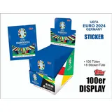 Topps UEFA Fußball-Europameisterschaft 2024 Sticker Display Deutsch