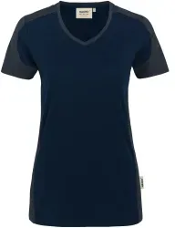 HAKRO® Damen V-Shirt CONTRAST PERFORMANCE, 190 190 , 1 Stück, Größe: XL