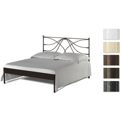 Französisches Bett Arica - 90x210 cm - weiß