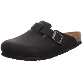 Birkenstock Boston Nubukleder geölt schwarz 38