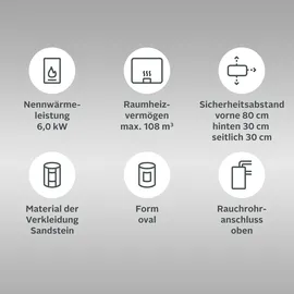 Hanseatic Heathus MAIA Sandstein Schwarz