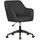 KADIMA DESIGN Retro Drehstuhl Maria Polyester grau