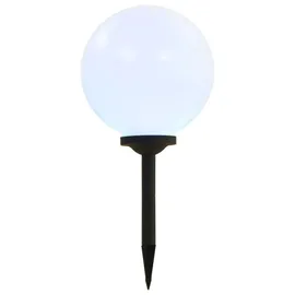 vidaXL Solarleuchte Kunststoff 20 cm 3 Stück weiß
