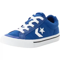 Sneaker CONVERSE "CONVERSE SPORT CASUAL EASY ON", Gr. 32, blau, weiß, blau, Textil, sportlich, Schuhe