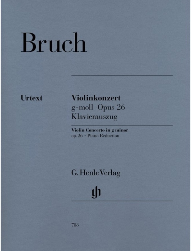 Max Bruch - Violinkonzert G-Moll Op. 26 - Max Bruch - Violinkonzert g-moll op. 26, Kartoniert (TB)