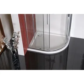 Polysan Easy Viertelkreis-Duschabtrennung links 80 x 190 cm EL2815