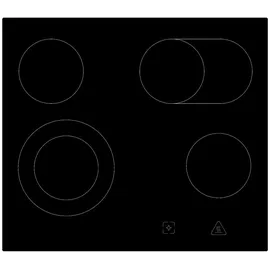 Respekta HS2201-26 Herdset mit Glaskeramikkochfeld