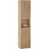BASIC by Balculina Hochschrank Austin 40 x 31 x 181 cm Beige
