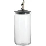 Alessi Lulajar Glasbehälter schwarz 27 cm