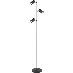 GLOBO Stehleuchte »ROBBY«, Höhe: 154 cm, 5 W, Metall matt, schwarz