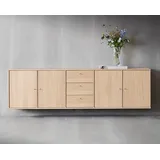 Hammel Furniture Mistral 220 x 61 x 42 cm Weiß / Braun