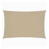 vidaXL Sonnensegel Oxford-Gewebe Rechteckig 2x4 m Beige