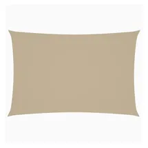 vidaXL Sonnensegel Oxford-Gewebe Rechteckig 2x4 m Beige