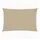 vidaXL Sonnensegel Oxford-Gewebe Rechteckig 2x4 m Beige