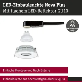 Paulmann Nova 1 GU10 93mm Weiß (matt)