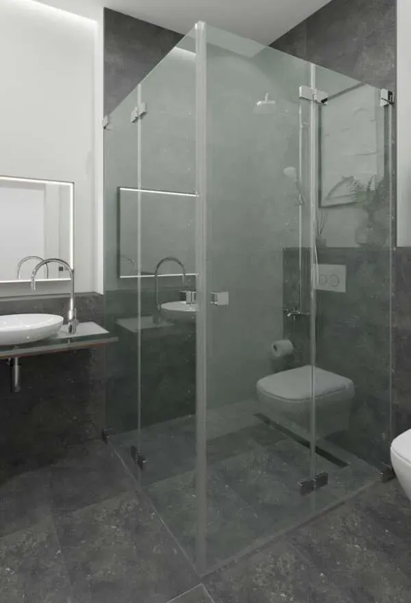 TARDIS Shower-Performance Eckdusche - Drehfalttüren 8.. - Duschkabine