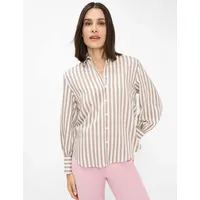 Brax Damen, Hemd Style VIC taupe, hellbraun, Gr. 46,