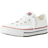 Converse Chuck Taylor All Star EVA Lift CANVAS Platform Sneaker White/Garnet/Navy, Schuhe