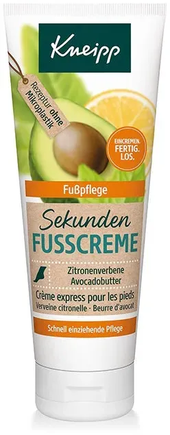 Preisvergleich Produktbild Kneipp Sekunden-Fußcreme - Zitronenverbene & Avocadobutter 75 ml