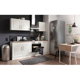 kochstation KS-Stockholm Küchenzeile 210 x 60 x 0 cm weiß