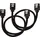 Corsair Premium Sleeved SATA 3 Kabel (6Gbps, 30 cm) Schwarz