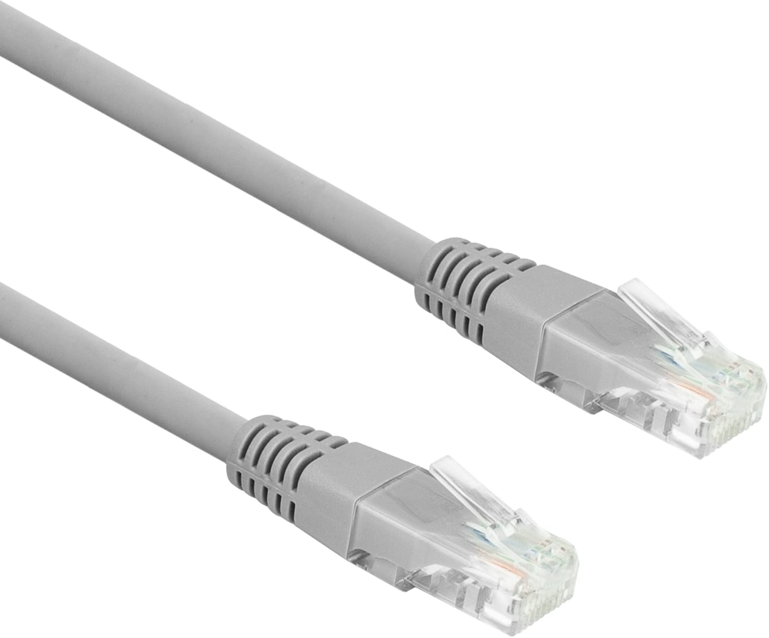 Eminent CAT6 LAN Kabel 10m Ethernet, 10/100/1000/Mbit/s, RJ45, U/UTP Netzwerkkabel, 250 MHz, PoE, CCA Kupfer, für Switch, Router, Patch Panel, TV, PC & Laptop, Grau – IM8010