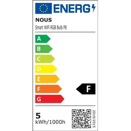 Nous P8 Smarte WLAN Lampe RGB, GU10, 2er Set