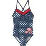 Playshoes Badeanzug Herzchen Blau 134/140