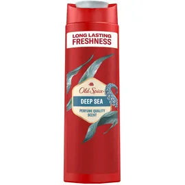 Old Spice Deep Sea 3-in-1 Duschgel für Haar, Gesicht und Körper 400 ml, langanhaltende Frische, Duft von Parfumqualität, Tiefenreinigung