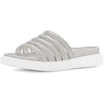Gabor Pantolette GABOR "Pantolette", Damen, Gr. 38, silber, Schuhe Pantolette