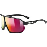 Uvex Sportstyle 237 black Matt Mirror red ONE SIZE,