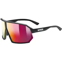 Uvex Sportstyle 237 black Matt Mirror red ONE SIZE,