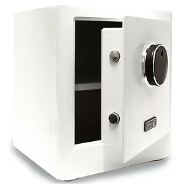 BASI 2020-0000-WEISS mySafe Premium 350 Möbeltresor Zahlenschloss, Fingerabdruckschloss Weiß