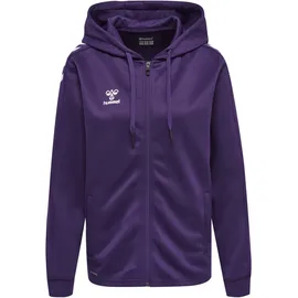 hummel Core XK Poly Kapuzenjacke Damen acai/white XS