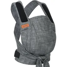 Hoppediz Bondolino b.pure Babytrage ab Geburt für Neugeborene, denim black
