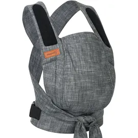 Hoppediz Bondolino b.pure Babytrage ab Geburt für Neugeborene, denim black