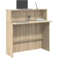 VidaXL Empfangstheke Sonoma-Eiche 100x50x103,5 cm Holzwerkstoff
