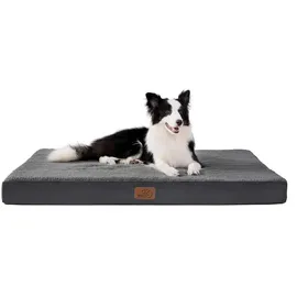 luxuskollektion Hundebett Orthopädisch 128 x 80 cm braun